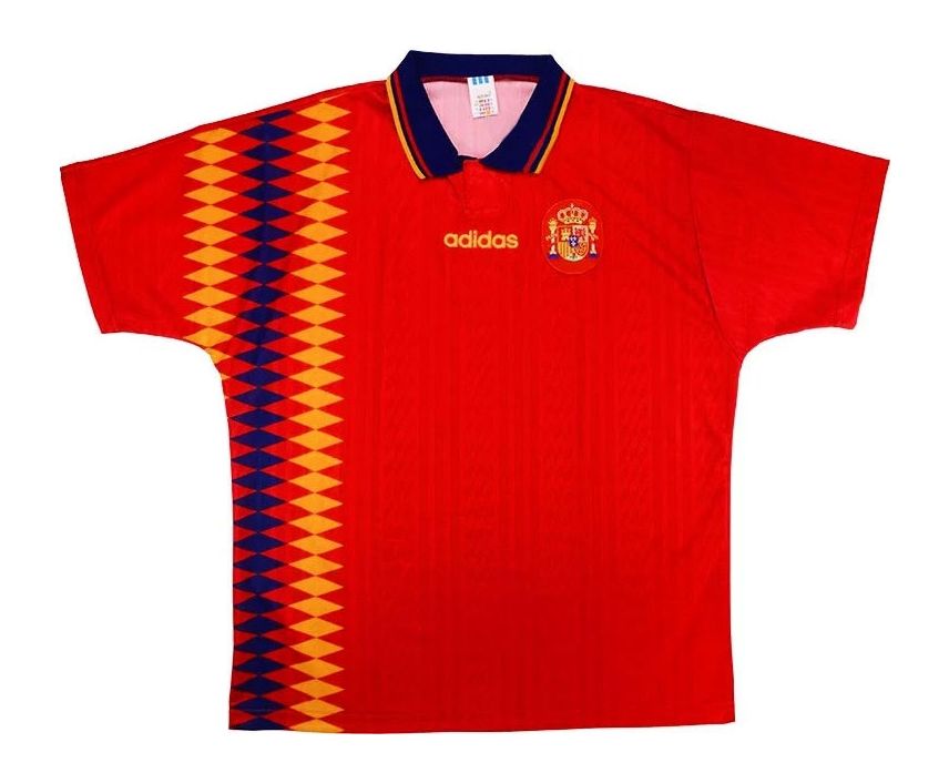 1994 Spain Retro Jersey (NO PATCHES)