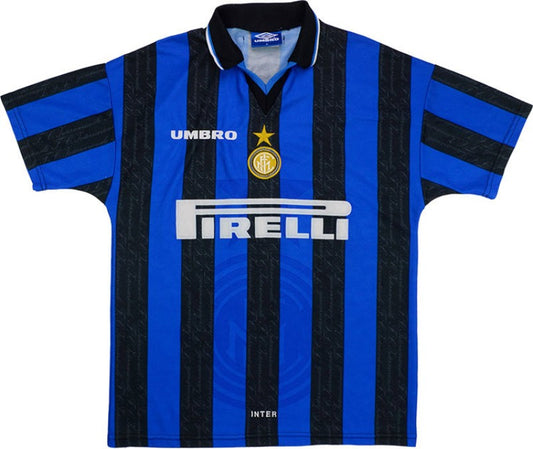 97-98 Inter Milan Retro Jersey (NO PATCHES)