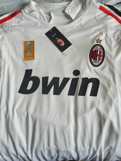 07-08 AC Milan Retro Jersey (Club WC PATCHES)