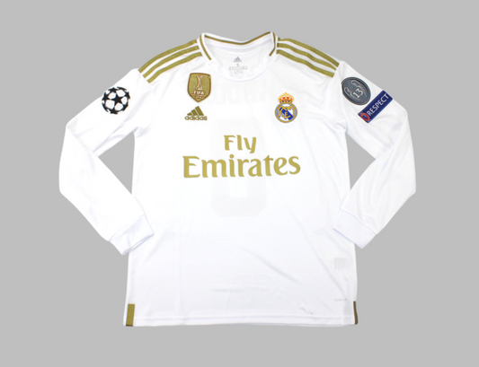 19-20 Real Madrid Retro Jersey (UCL PATCHES)