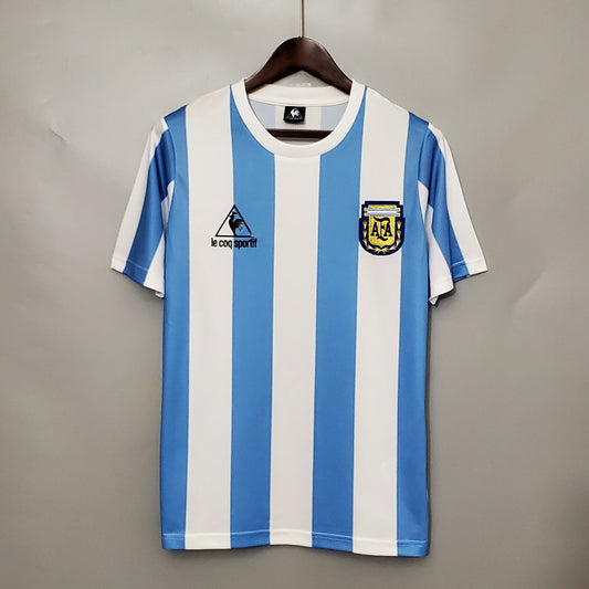 1986 Argentina Retro Jersey (NO PATCHES)