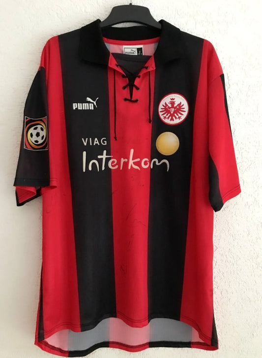 99-00 Eintracht Frankfurt Retro Jersey (BUNDESLIGA PATCHES)