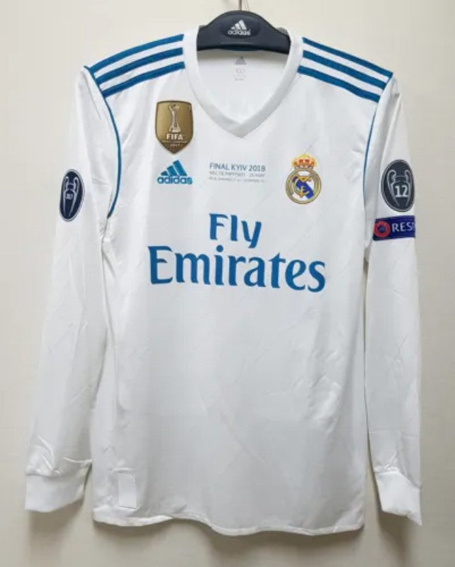 17-18 Real Madrid Jersey FINAL LONG SLEEVE