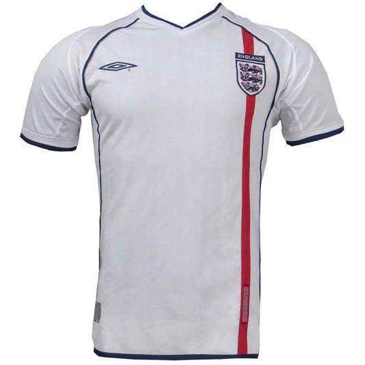 2002 England Retro Jersey (WC PATCHES)