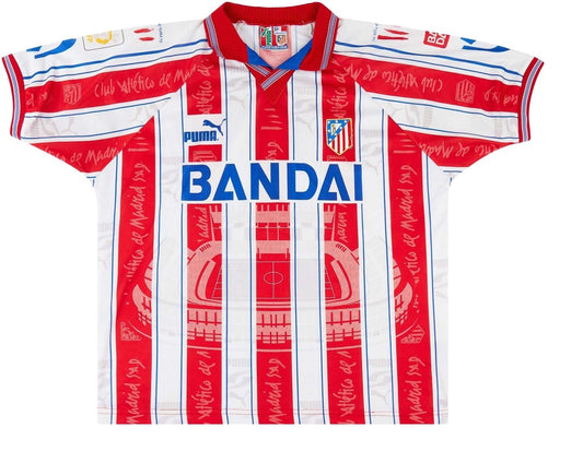 96-97 Atletico Madrid Jersey Retro (NO PATCHES)