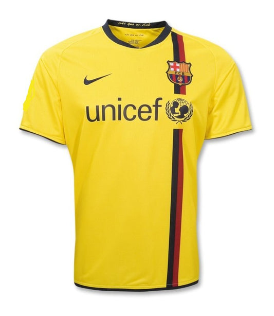 08-09 FC Barcelona Retro Jersey (NO PATCHES)