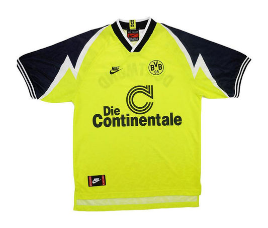 95-96 Borussia Dortmund Retro Jersey (NO PATCHES)