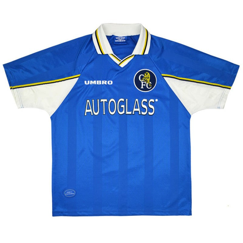 97-99 Chelsea Retro Jersey (EPL PATCHES)