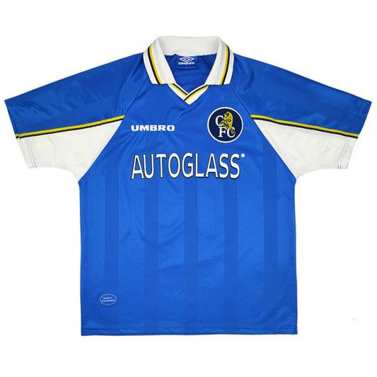 97-99 Chelsea Retro Jersey (EPL PATCHES)