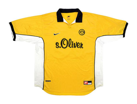 98-99 Borussia Dortmund Retro Jersey (NO PATCHES)