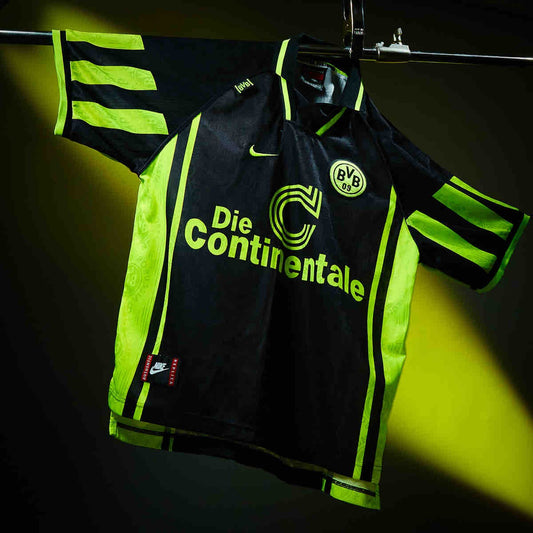 96-97 Borussia Dortmund Retro Jersey (NO PATCHES)