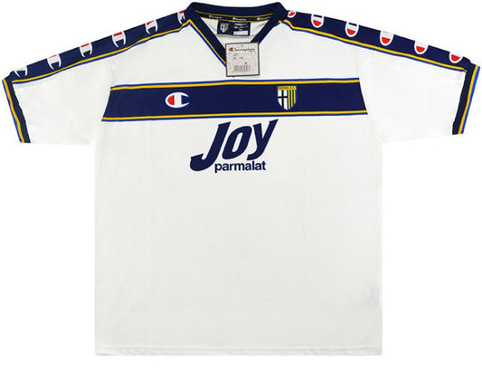 01-02 Parma FC Retro Jersey(SERIE A PATCHES)
