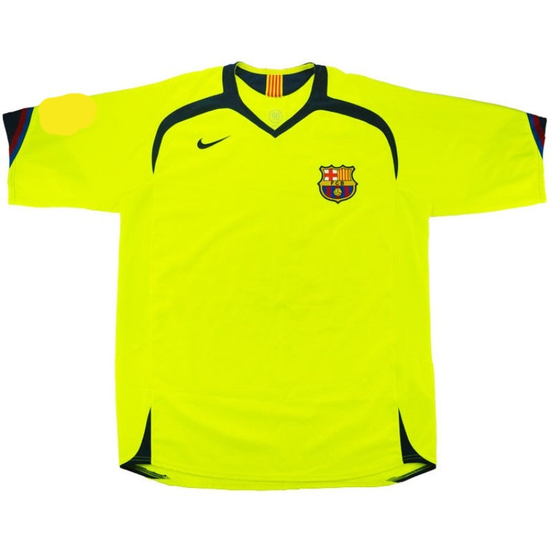 05-06 FC Barcelona Retro Jersey (WITH UCL PATCHES) SHORT SLEEVE