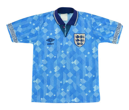 1990 England Retro Jersey (NO PATCHES)