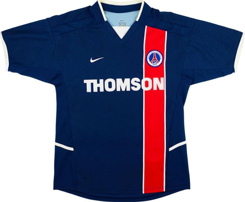 02-03 PSG Retro Jersey (Ligue 1 PATCHES)