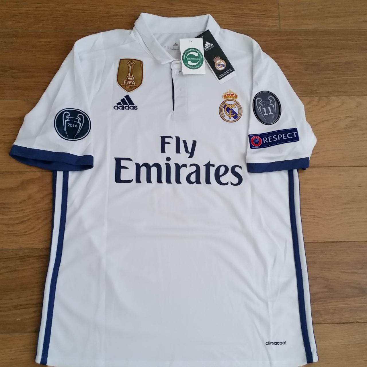 16-17 Real Madrid Jersey Retro (UCL PATCHES) SHORT SLEEVE