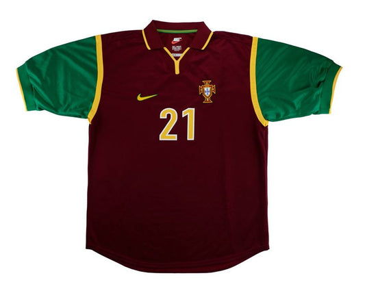 1999 Portugal Retro Jersey (NO PATCHES)