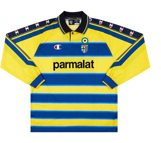 99-00 Parma FC Retro Jersey(SERIE A PATCHES)-Long Sleeve