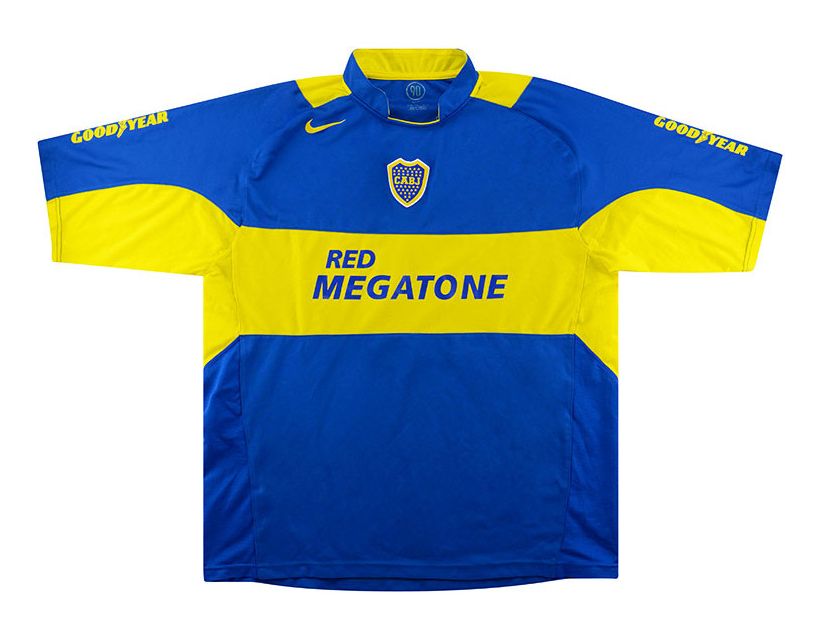 05-06 Boca Juniors Retro Jersey (NO PATCHES)