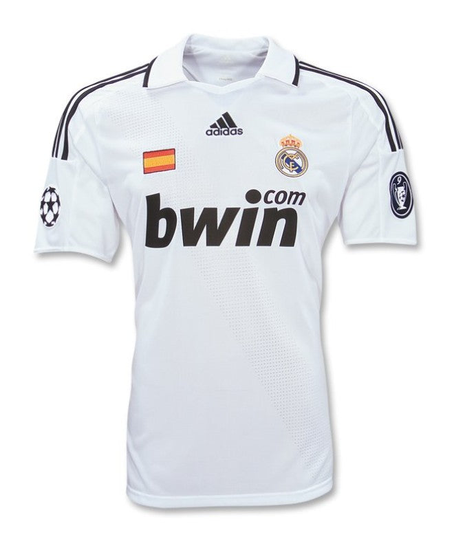 08-09 Real Madrid Jersey Retro (UCL PATCHES)