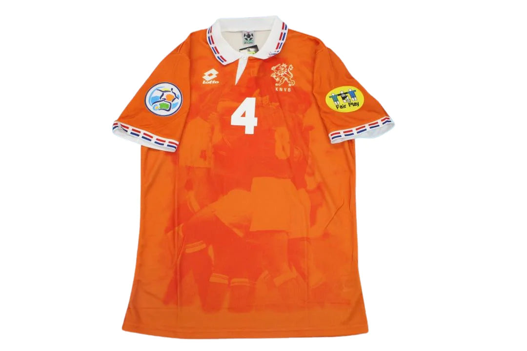 1996 Netherlands Retro Jersey (EURO PATCHES)