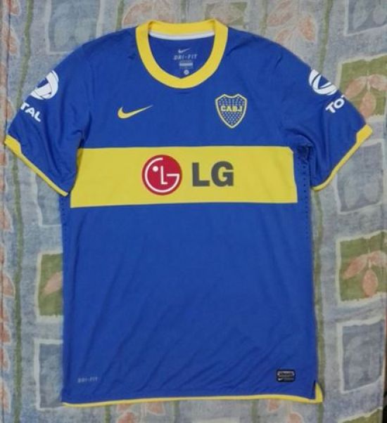 10-11 Boca Juniors Retro Jersey (NO PATCHES)