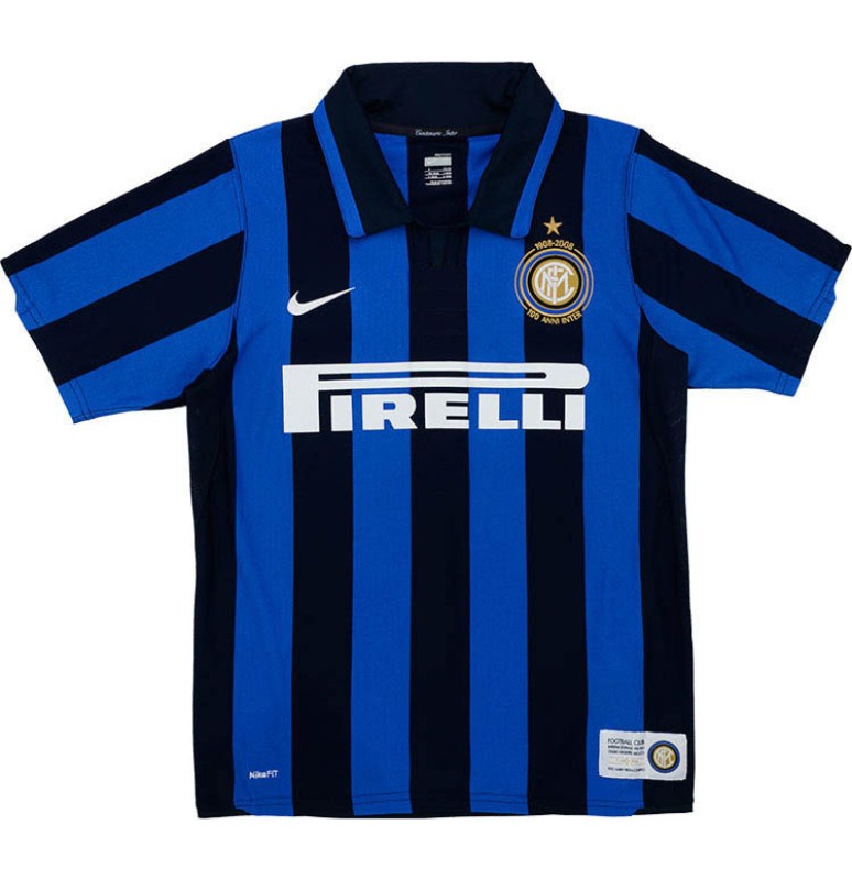 07-08 Inter Milan Retro Jersey (NO PATCHES)