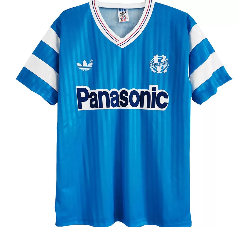 90-91 Marseille Retro Jersey (NO PATCHES)