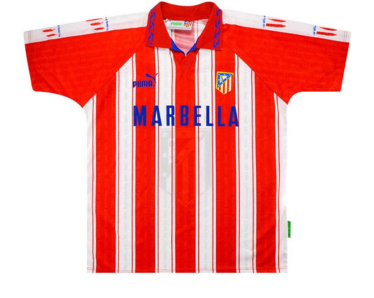95-96 Atletico Madrid Jersey Retro (NO PATCHES)
