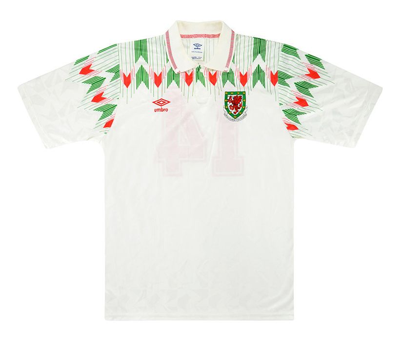 90-92 Wales Retro Jersey (NO PATCHES)