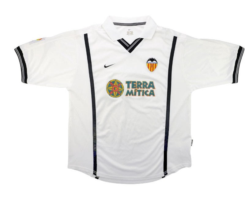 00-01 Valencia Jersey Retro (LALIGA PATCHES)