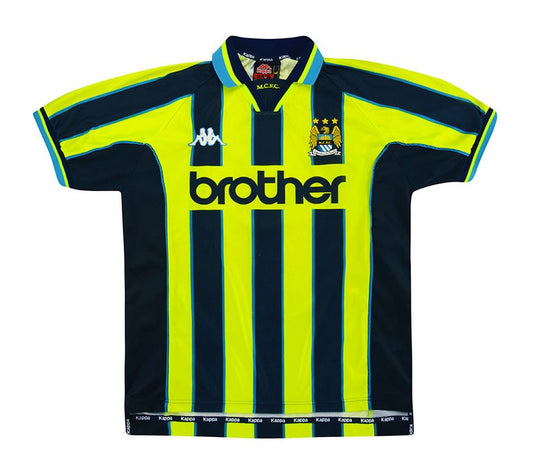 98-99 Manchester City Retro Jersey AWAY (NO EPL PATCHES)