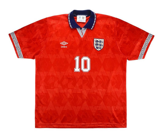 1990 England Retro Jersey (NO PATCHES)