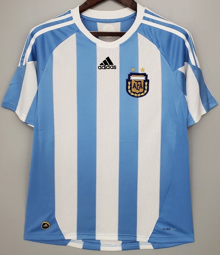 2010 Argentina Retro Jersey (WC PATCHES)