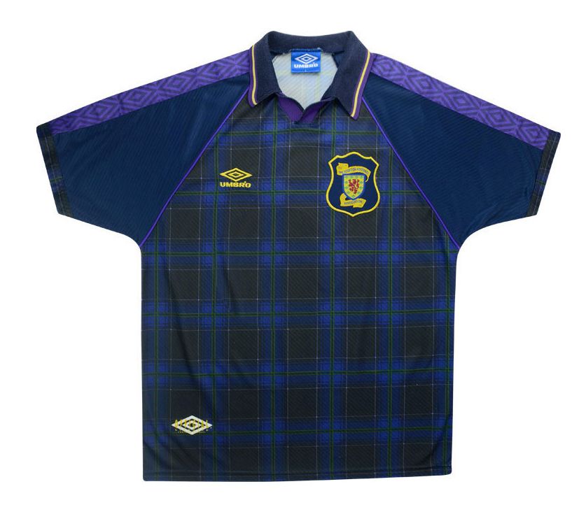 94-96 Scotland Retro Jersey (NO PATCHES)