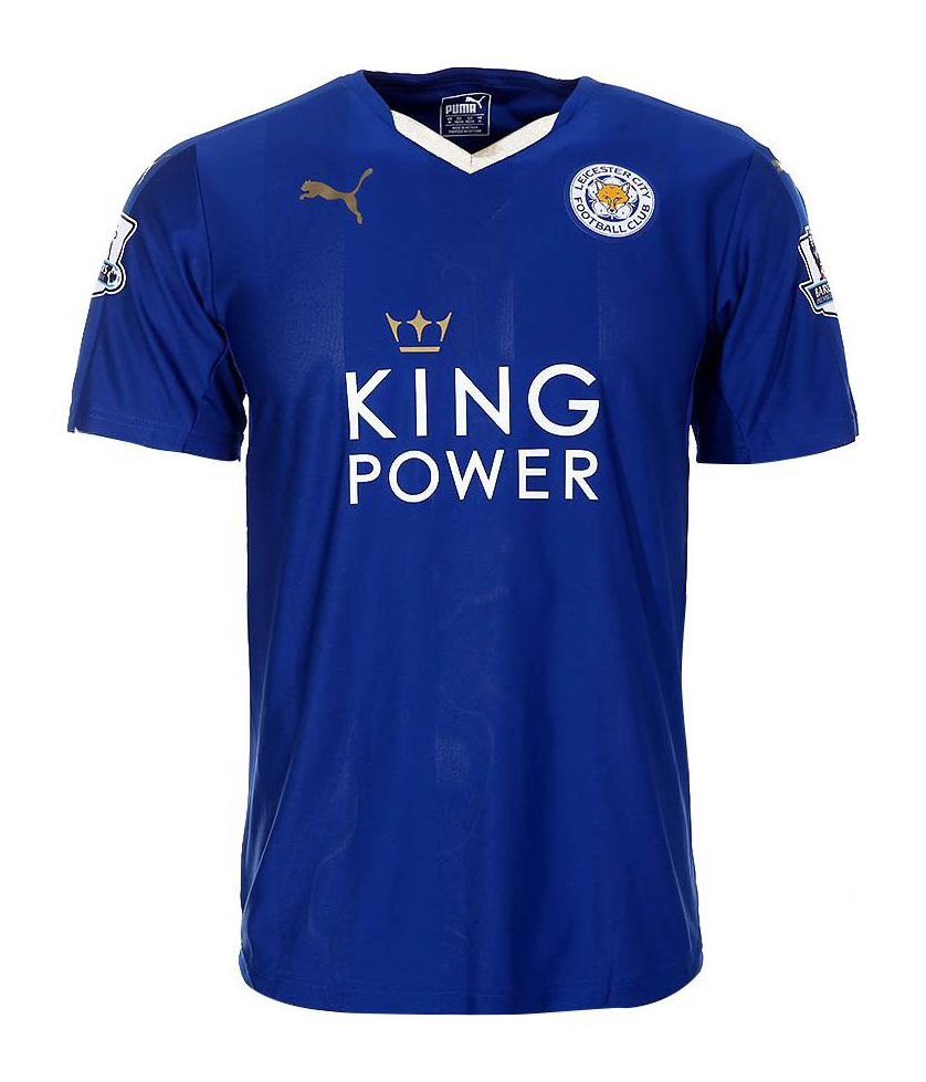 15-16 Leicester City Jersey Retro (EPL PATCHES)