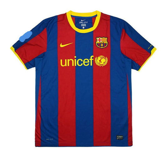 10-11 FC Barcelona Retro Jersey (NO PATCHES)