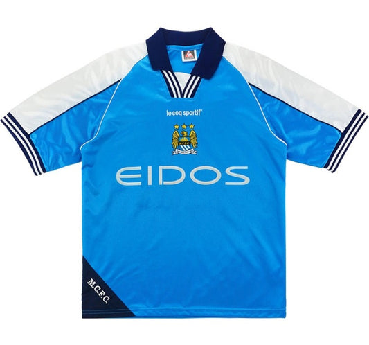 99-01 Manchester City Retro Jersey (EPL PATCHES)