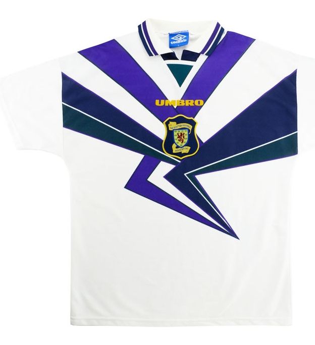 94-96 Scotland Retro Jersey (NO PATCHES)