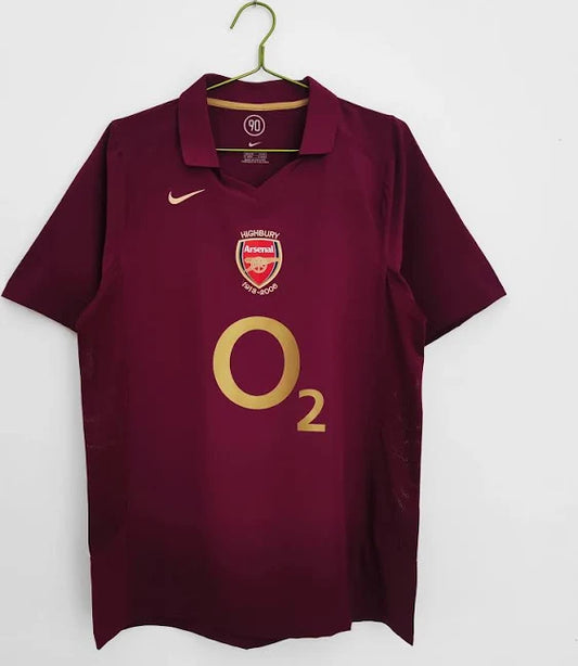 05-06 Arsenal FC Retro Jersey Home (EPL Patches)