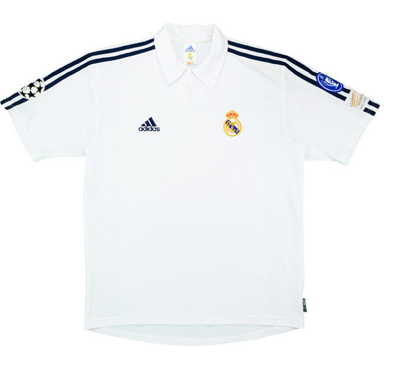 01-02 Real Madrid Jersey Retro (UCL PATCHES)