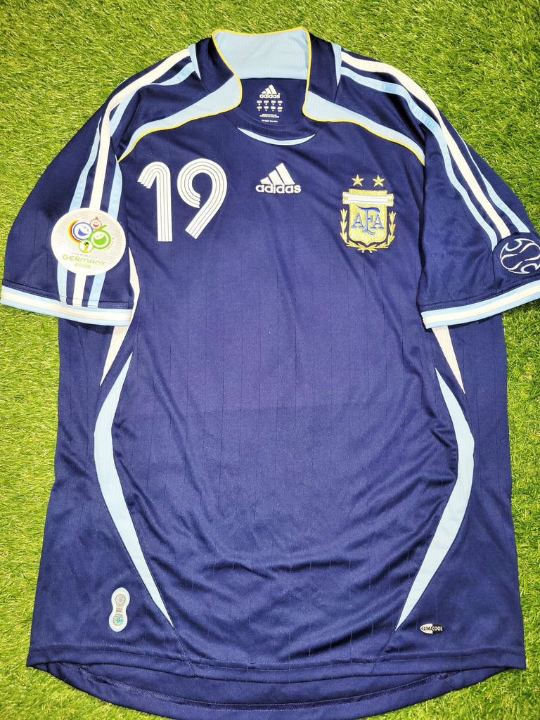 2006 Argentina Retro Jersey (WC PATCHES)