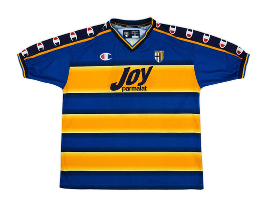 01-02 Parma FC Retro Jersey(SERIE A PATCHES)