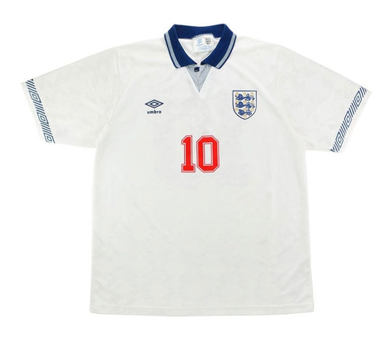 1990 England Retro Jersey (NO PATCHES)