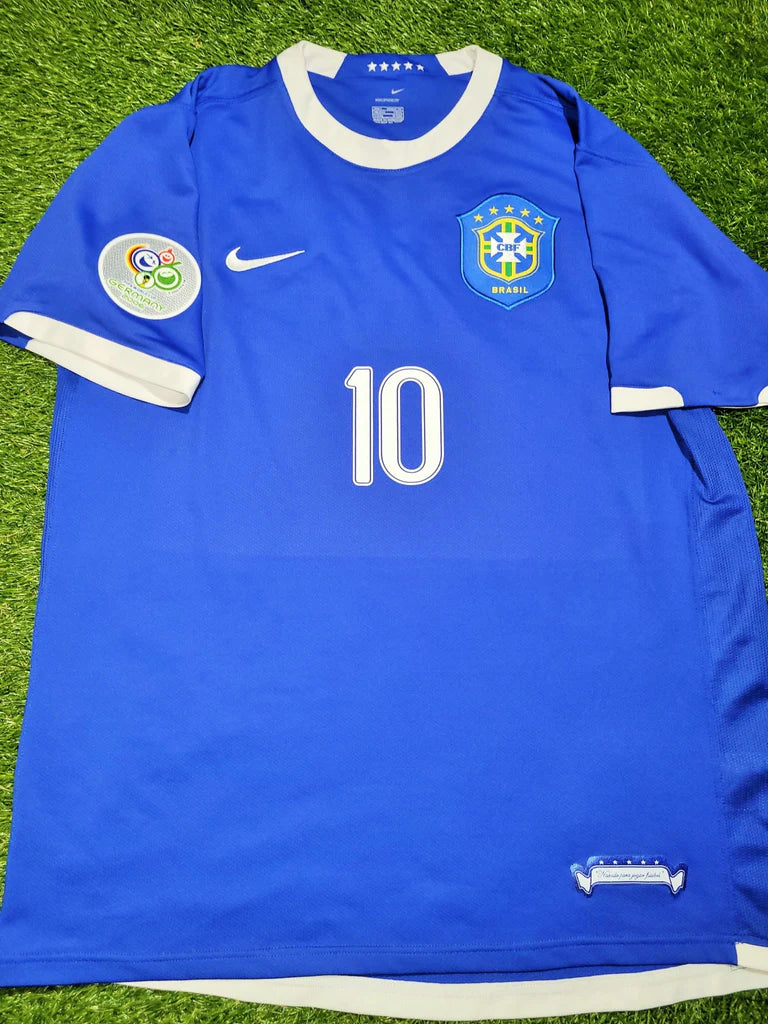 2006 Brazil Retro Jersey (WC PATCHES)