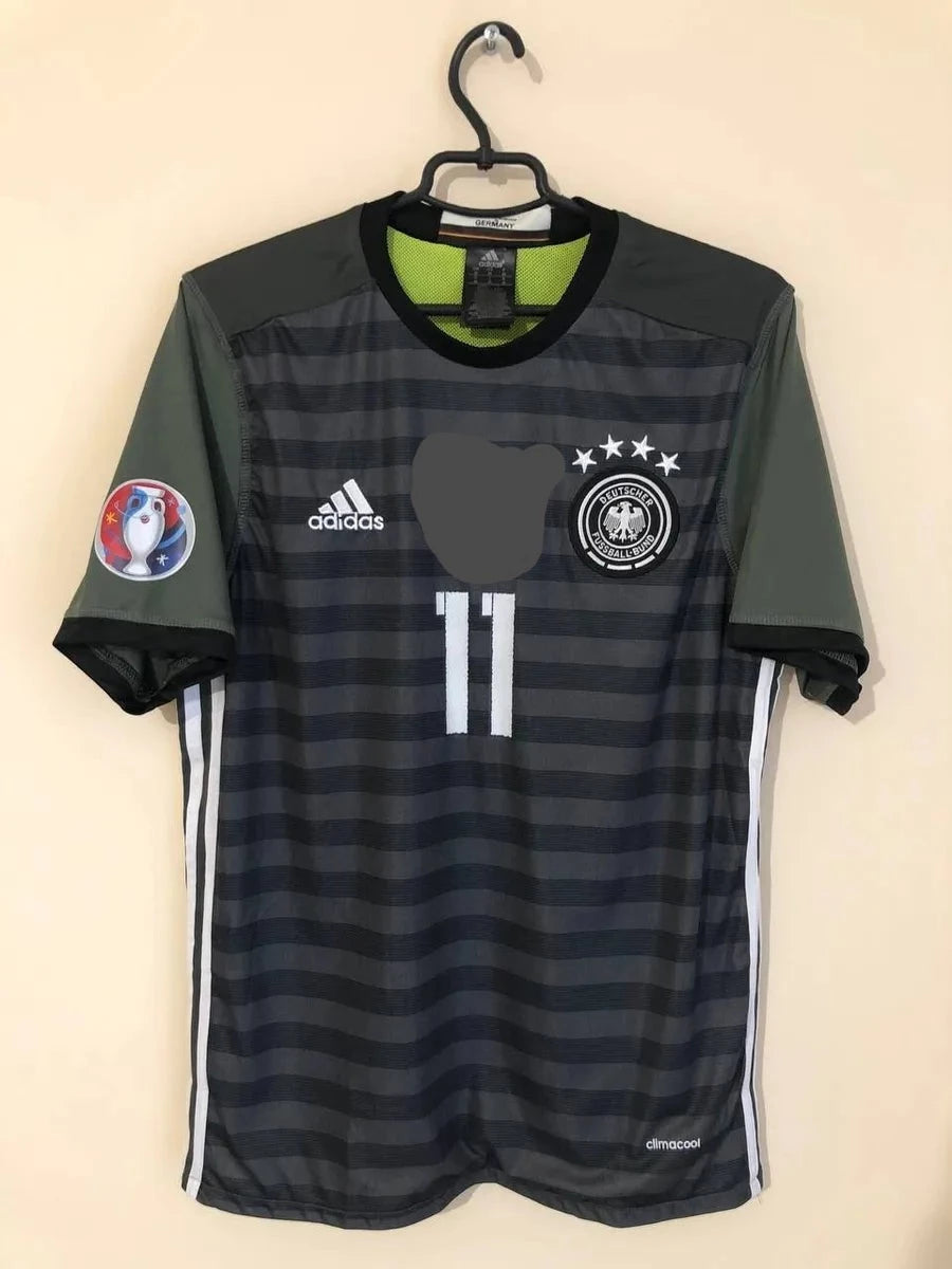 2016 Germany Retro Jersey (EURO PATCHES)