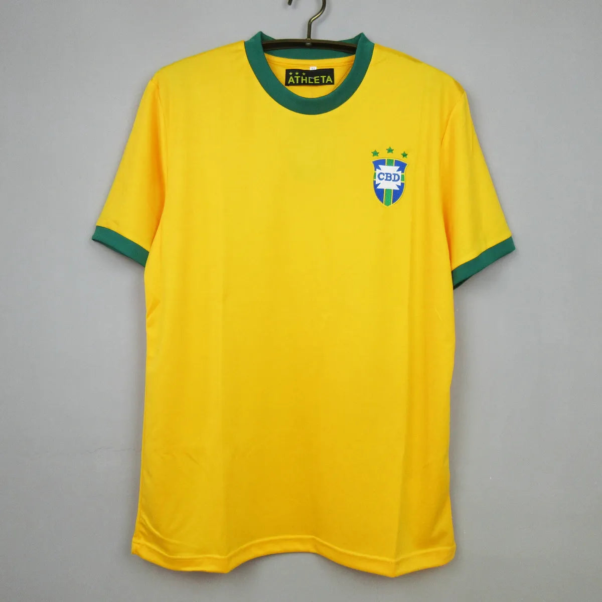 1970 Brazil Retro Jersey (NO PATCHES)