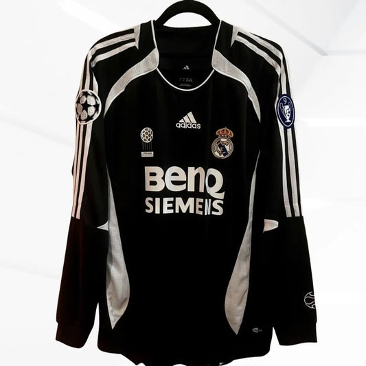06-07 Real Madrid Jersey Retro (UCL PATCHES)
