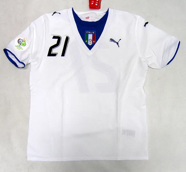 2006 Italy Retro Jersey (WC PATCHES)