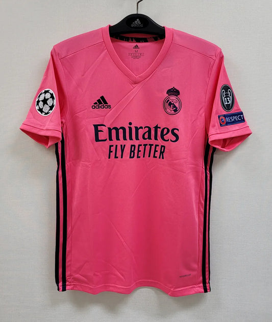 20-21 Real Madrid Retro Jersey (UCL PATCHES)
